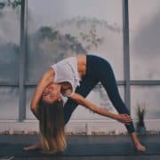 woman yoga pose How long to become yoga instructor